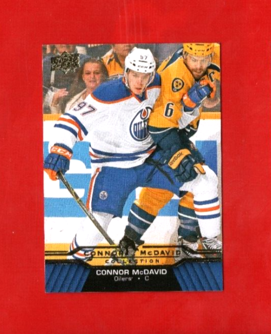 2015-16 CONNOR MCDAVID Rc Collection Card# CM-22 Edmonton Oilers Rookie