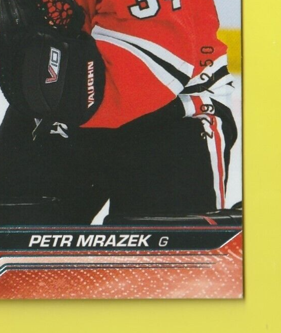 2023-24 Upper Deck  Deluxe #40 Petr Mrazek  229 /250 - Chicago Black Hawks
