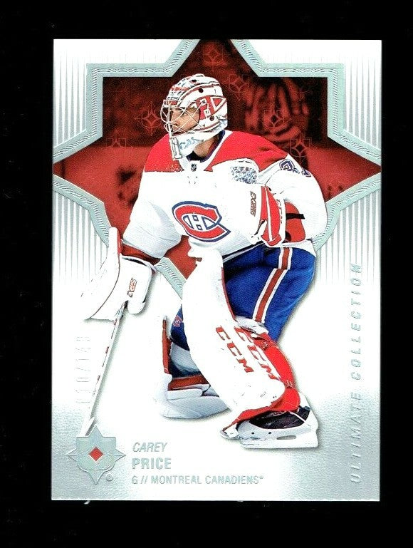 2018-19 UD ULTIMATE COLLECTION CAREY PRICE -  010/149 -  BASE CARD #50 CANADIENS