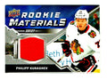 Philipp Kurashev 2020-21 Upper Deck Series 2 Rookie Materials Jersey Card RM-KU