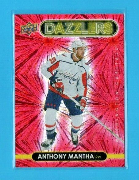 2021-22 Upper Deck Series 1 Red Dazzlers  #DZ-48  - ANTHONY MANTHA   -  Capitals