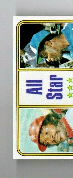 Hank Aaron Atlanta Braves Dick Allen 1974 Topps All Star Baseball  # 322 EX-EX+