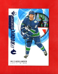 2020-21 SP Hockey Rookie Authentics Blue Nils Hoglander #139 - Vancouver Canucks