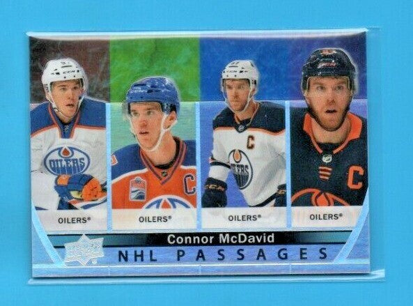2021-22 Upper Deck Series 2 Hockey NHL Passages Insert CONNOR McDAVID   -  PA-1