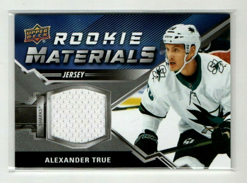  2020-21 UD Series 2 Rookie Materials Relic #RM-AT Alexander True RC - White
