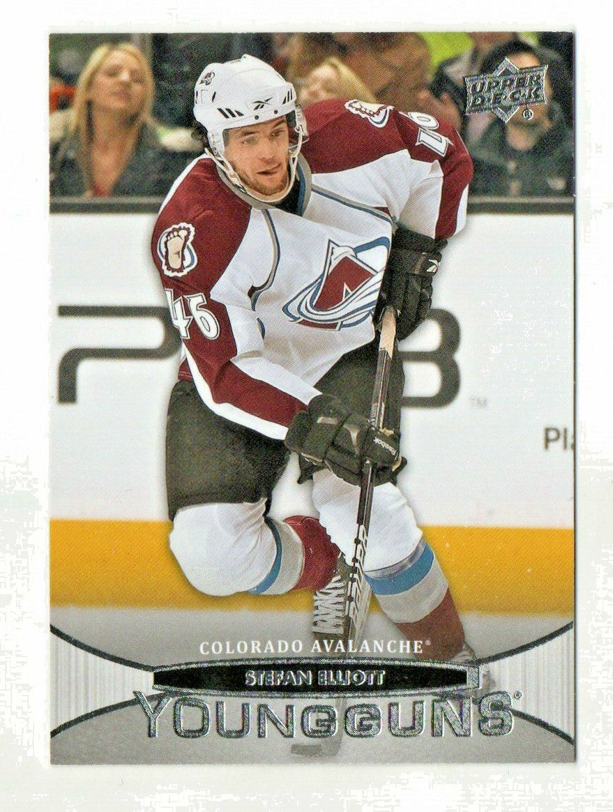 2011-12 UD Series 2 YOUNG GUNS #464 - Stefan Elliott - Colorado Avalanche Rookie