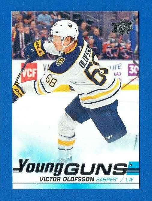 2019-20 Upper Deck Young Guns #207 - VICTOR OLOFSSON - Buffalo Sabres