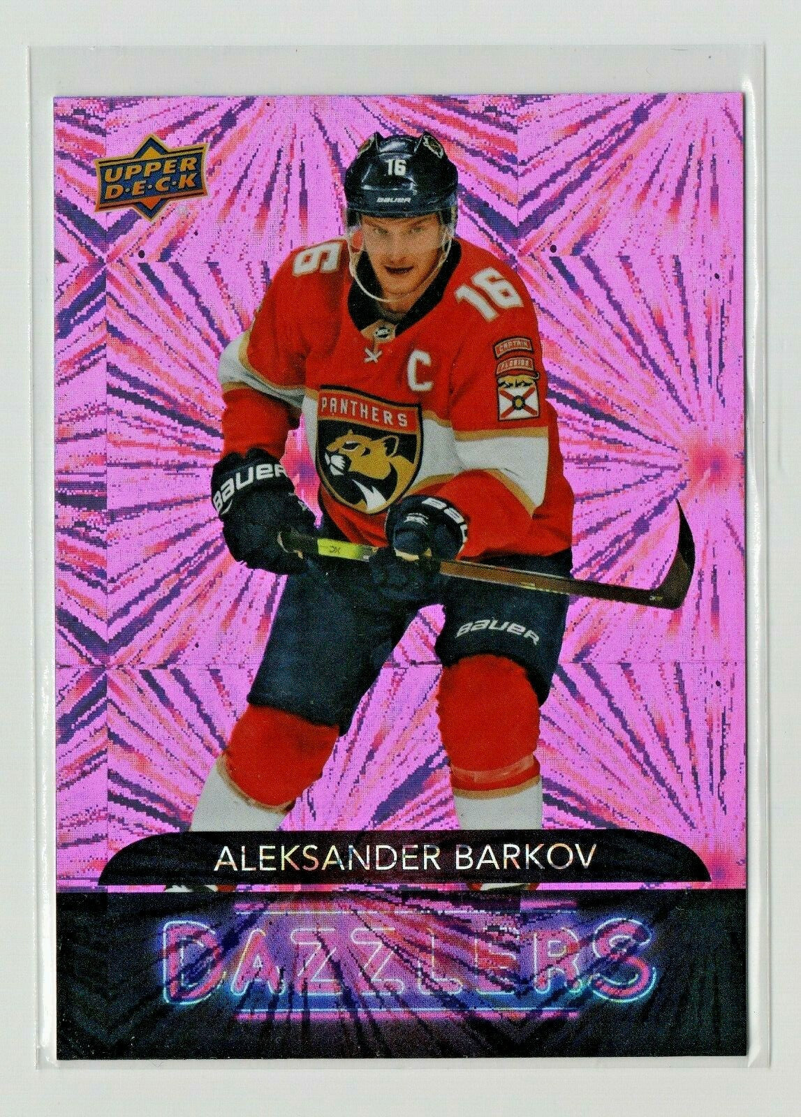 Aleksander Barkov 2020-21 Upper Deck Series 1 DAZZLERS PINK PARALLEL #DZ-21