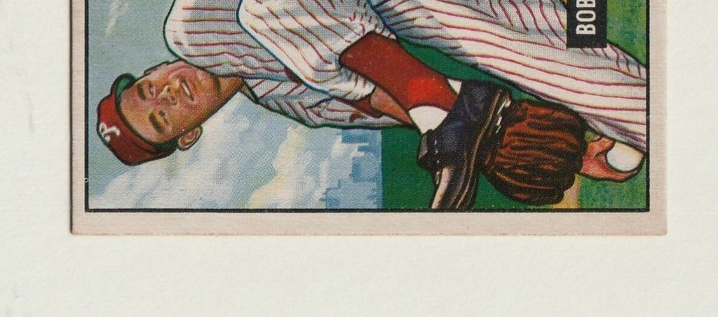 1951 Bowman  #220  -   BOB MILLER  -  Philadelphia Phillies   -  EX