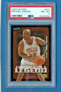2003 Upper Deck Victory #231 Michael Jordan PSA 8 NM-MT Chicago Bulls HOF