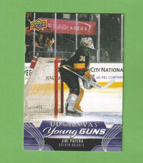 2023-24 Upper Deck  - Jiri Patera - Young Guns Canvas #C226 Vegas Golden Knights