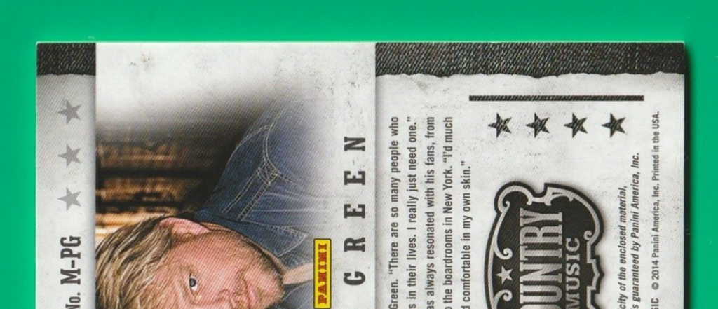 2014 Panini Country Music Musician Materials  #M-PG  -  Pat Green  091/399