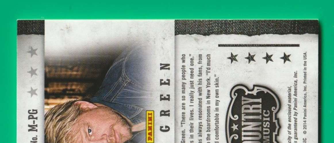 2014 Panini Country Music Musician Materials  #M-PG  -  Pat Green  091/399