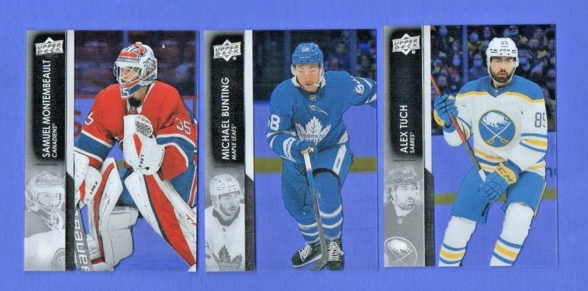 2021-22 Extended Base CLEAR CUT  u-pick  #501-700.