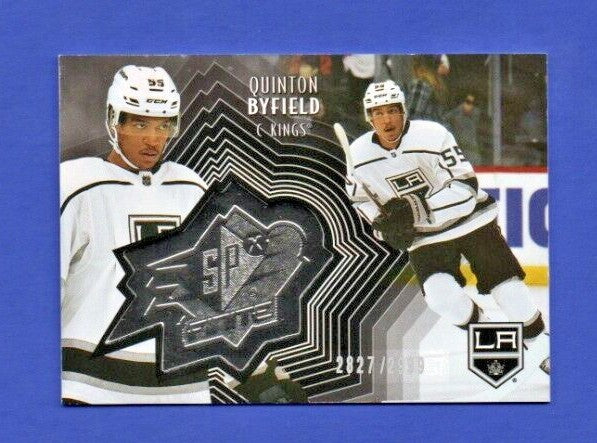 Quinton Byfield   2021-22 UD Ext. SPxFinite Radiance Silver #SF-23  2827/2999