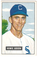 1951 Bowman  -  Howie Judson   -  Chicago White Sox #123   EX-NRMT