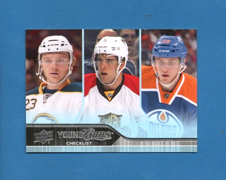 2014-15 Upper Deck Hockey #250 Sam Reinhart/Aaron Ekblad/Leon Draisaitl YG -  CL