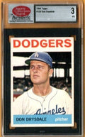 1964 TOPPS #120 DON DRYSDALE HOF SCD 3 VG -Los Angelos  Dodgers