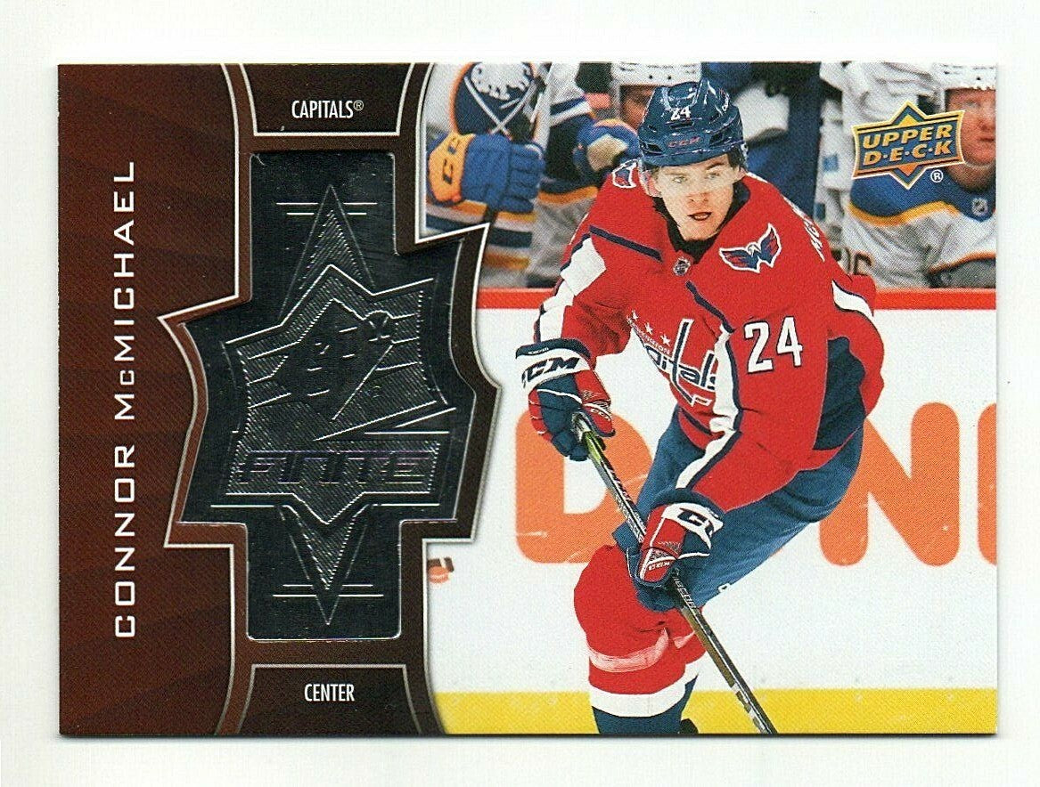 2020-21 UD Extended Series SPx FINITE Connor McMichael  SF-49  2015/ 2999 - Caps