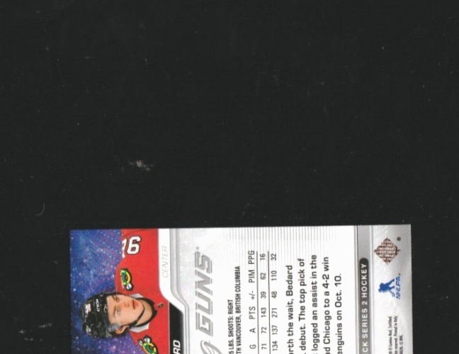 2023-24 Upper Deck Series 2 Connor Bedard #451 Young Guns RC  Chicago Blackhawks