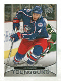 2011-12 Upper Deck Young Guns Rookie #210 John Moore  RC#2 Columbus Blue Jackets