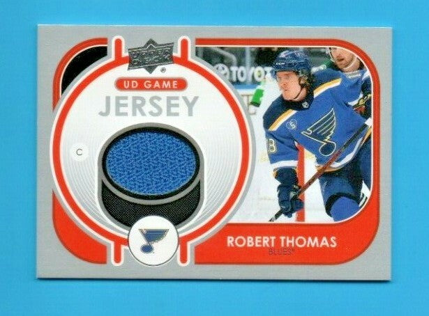 2021-22 Upper Deck UD Game Jersey Robert Thomas St. Louis Blues #GJ-RT -  Blue