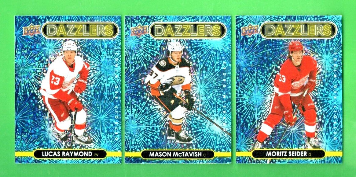 2021-22 Upper Deck Series 2   Dazzlers---      BLUE