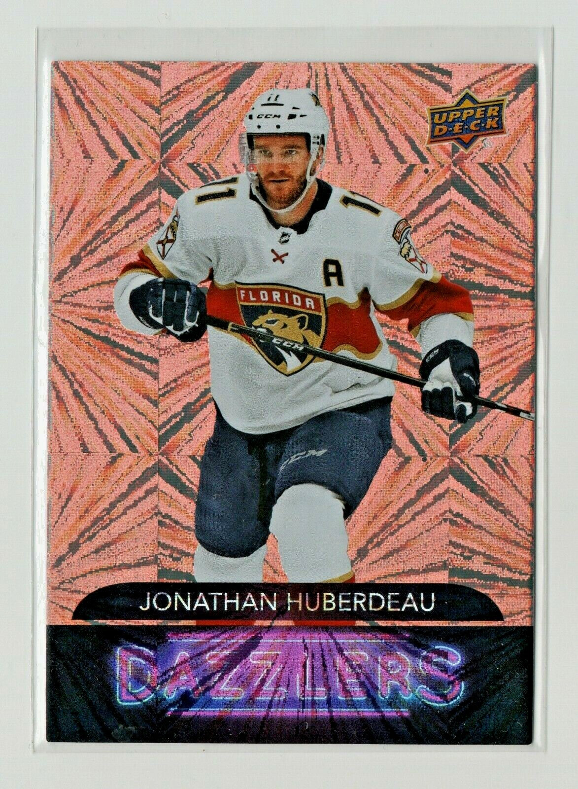 2020-21 Upper Deck Orange Dazzlers JONATHAN HUBERDEAU -  DZ-20 Florida Panthers 