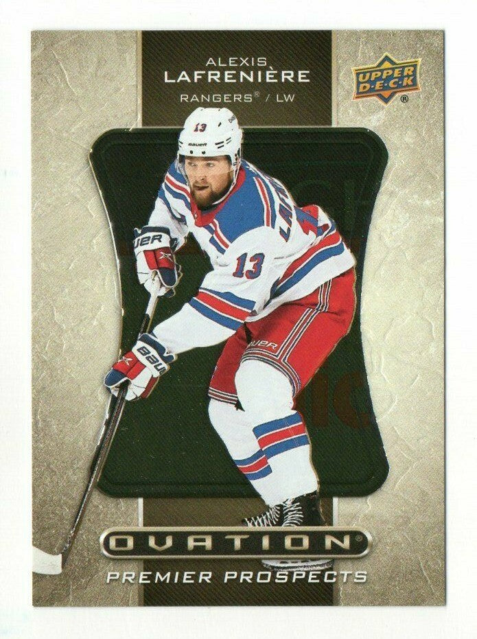 2020-21 UD Extended - OVATION  Premiere Prospects -Alexis Lafreniere Rookie O-50
