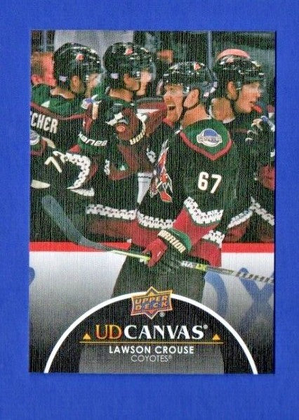 2021-22 UD Extended Series UD Canvas Black #C273 Lawson Crouse - Arizona Coyotes
