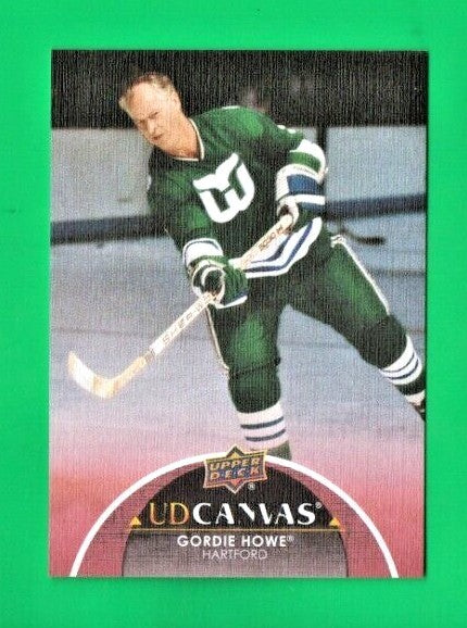 Gordie Howe 2021-22 Upper Deck Series 2 Canvas Retired Stars #C241 Whalers