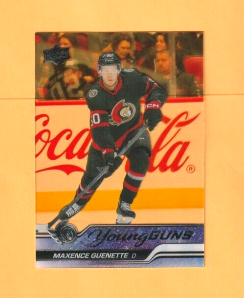 2023-24 Upper Deck Series 2  MAXENCE GUENETTE Young Guns  ROOKIE CLEAR CUT #455