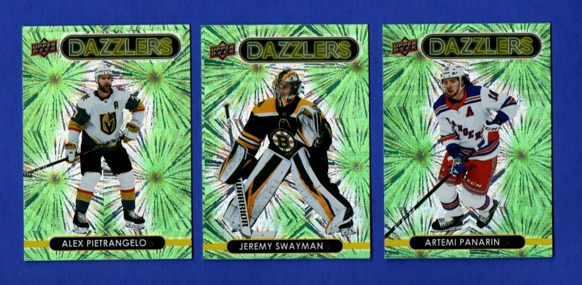 2021-22 Upper Deck Series 1  Hockey  - Green  - Dazzlers  U Pick     DZ-1- DZ-50