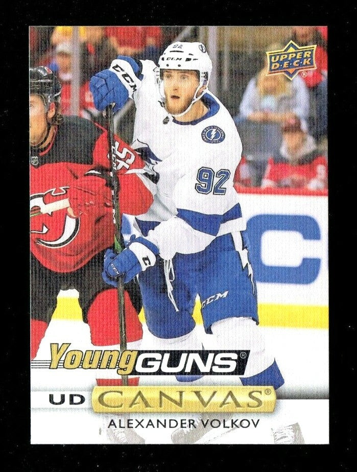 2019-20 Upper Deck Series 2 Young Guns Canvas C225 ALEXANDER VOLKOV RC Tampa Bay