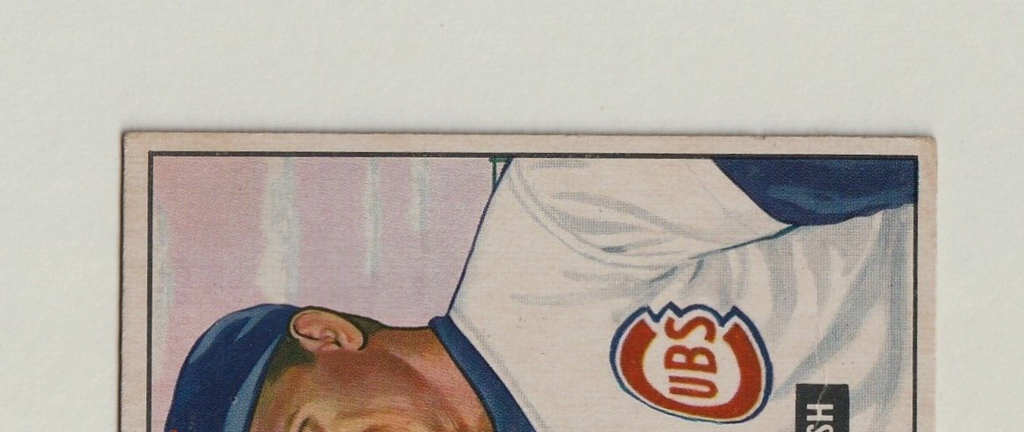 1951 Bowman #212:   -  BOB RUSH     "Chicago Cubs" ~  VG-EX