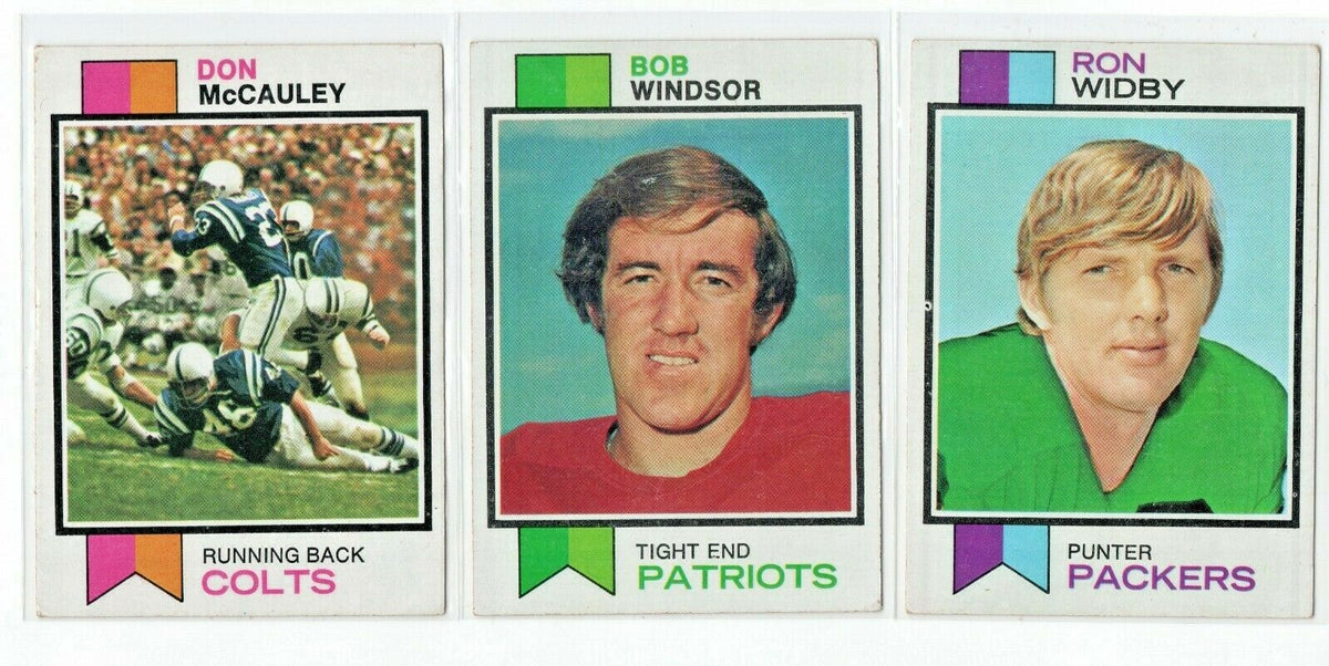 1973 Topps Football Lot of 9 VG-EX 