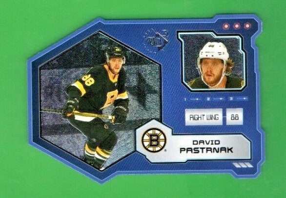  David Pastrnak 2021-22 Upper Deck Extended UD3 SILVER 0551/1000 Bruins  #UD3-2