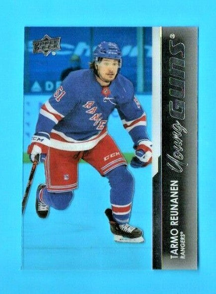Tarmo Reunanen - 2021-22 Upper Deck Series 1 Young Guns -CLEAR CUT - SSP Rangers