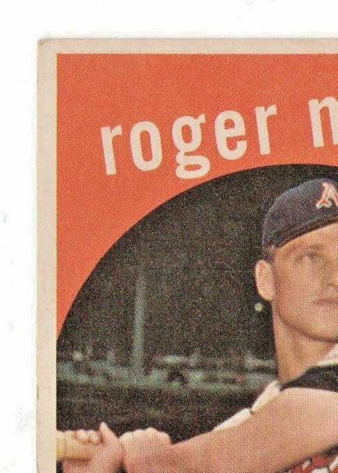 1959 Topps Roger Maris VG-EX (HOF) Kansas City Athletics #202 Baseball Card 