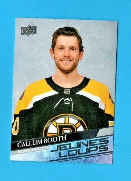 2020-21 Extended Series French Young Guns Jeunes Loups - Callum Booth - Bruins 