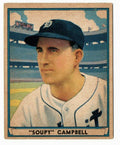 1941 Play Ball #37 Bruce "Soupy" Campbell   "WRONG BACK" EX-EX+   Detroit ROOKIE