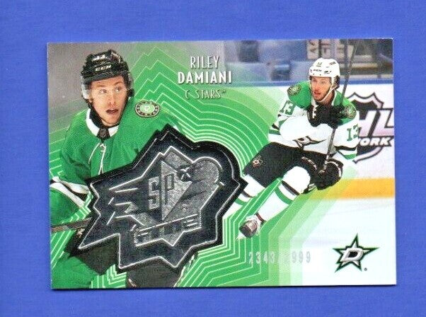 Riley Damiani  2021-22 UD Extended SPxFinite Radiance Silver   #SF-16  2343/2999