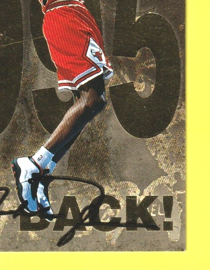 1998 Upper  Deck -  MICHAEL JORDAN  - Gatorade Postcard NBA  10 of 12   -  3.5/5