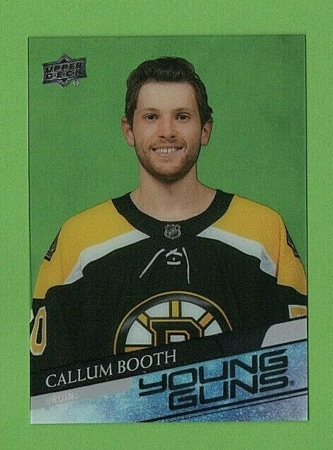 2020-21 Upper Deck Extended Series Young Guns Clear Cut #704 Callum Booth YG -RC