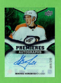 MIKHAIL VOROBYEV  UPPER DECK ICE 18-19 ROOKIE AUTO 2 AVAILABLE -218/299--089/299