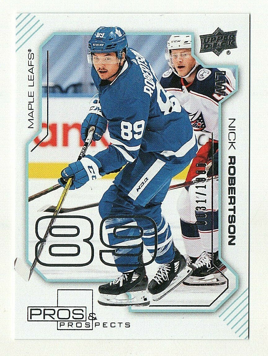 2020-21 Upper Deck extended pros and prospects PP-39  Nick Robertson - 0031/1000