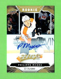 2019-20 MVP Certified auto 1 in 800 packs card # 239 Flyers RC Philippe Myers 