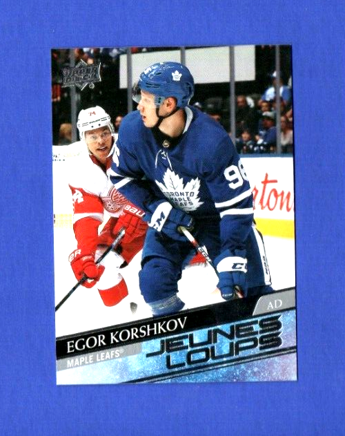 Egor Korshkov 2020-21 Upper Deck Series 1 Jeunes Loups  Maple Leafs  Rookie #219
