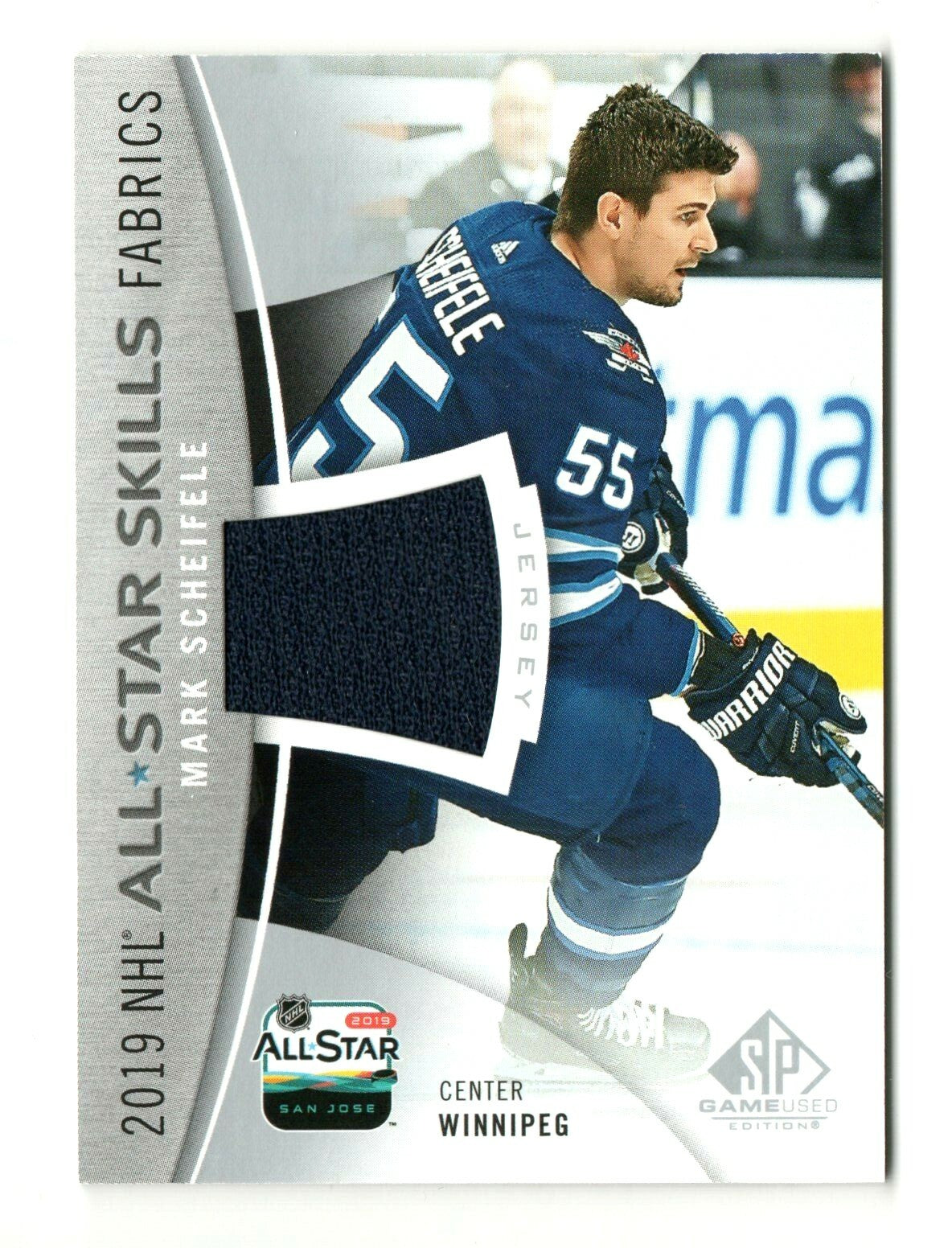 2019-20 Upper Deck SP Game Used All-Star Skills Fabrics Mark Scheifele #AS-MS 