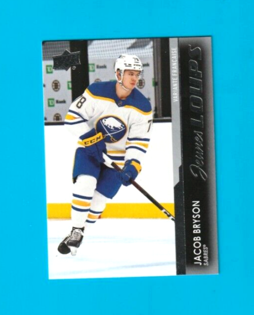 2021-22 Upper Deck Series 1 Jacob Bryson  Jeunes Loups #248 Young Guns  - Sabres